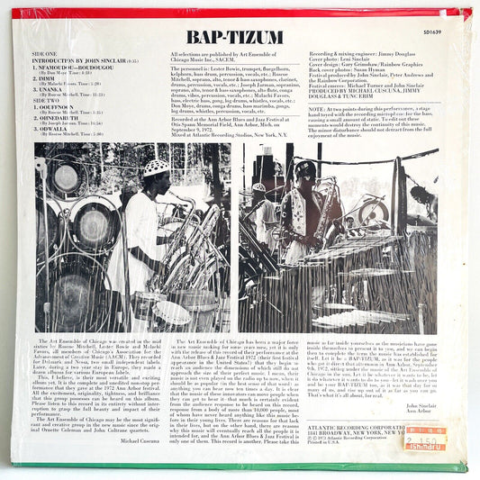 Art Ensemble Of Chicago - Bap-Tizum (US Original) - Portal Records