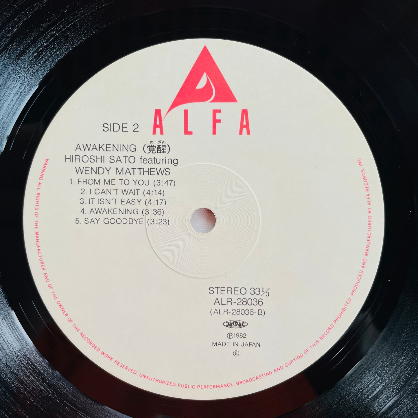 Hiroshi Sato Featuring Wendy Matthews – Awakening (Original)