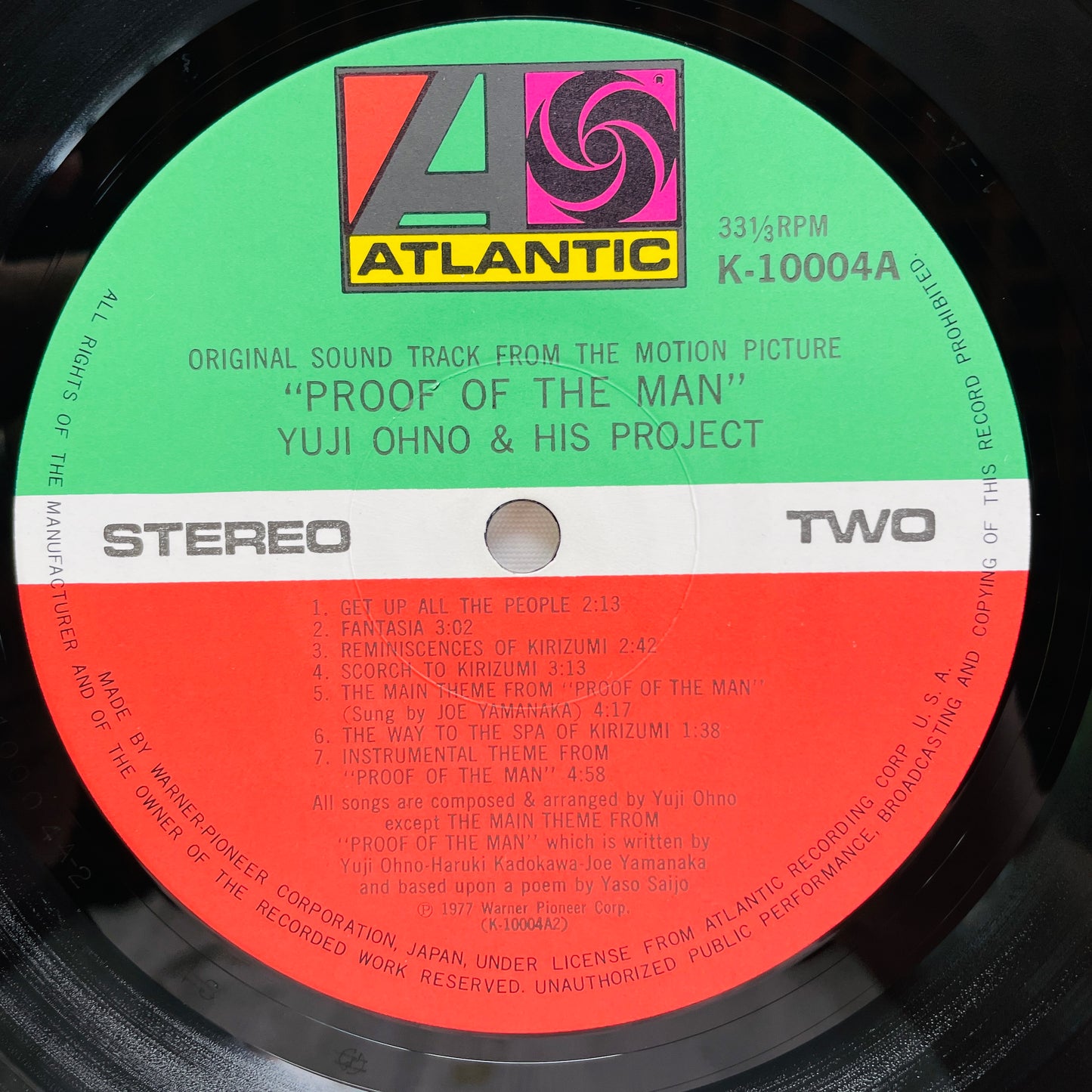 Yuji Ohno & His Project - Proof Of The Man (Original)