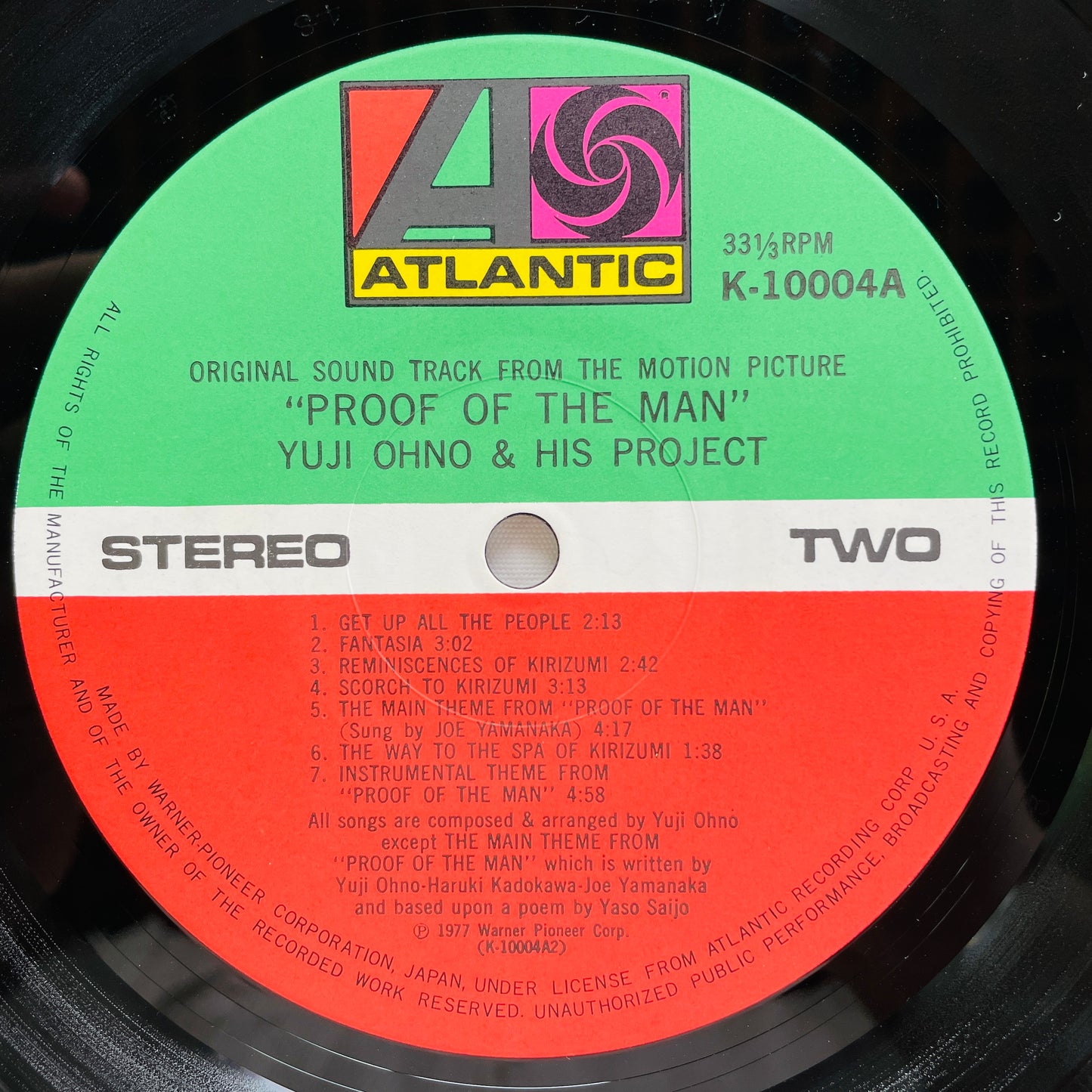 Yuji Ohno & His Project - Proof Of The Man (Original)