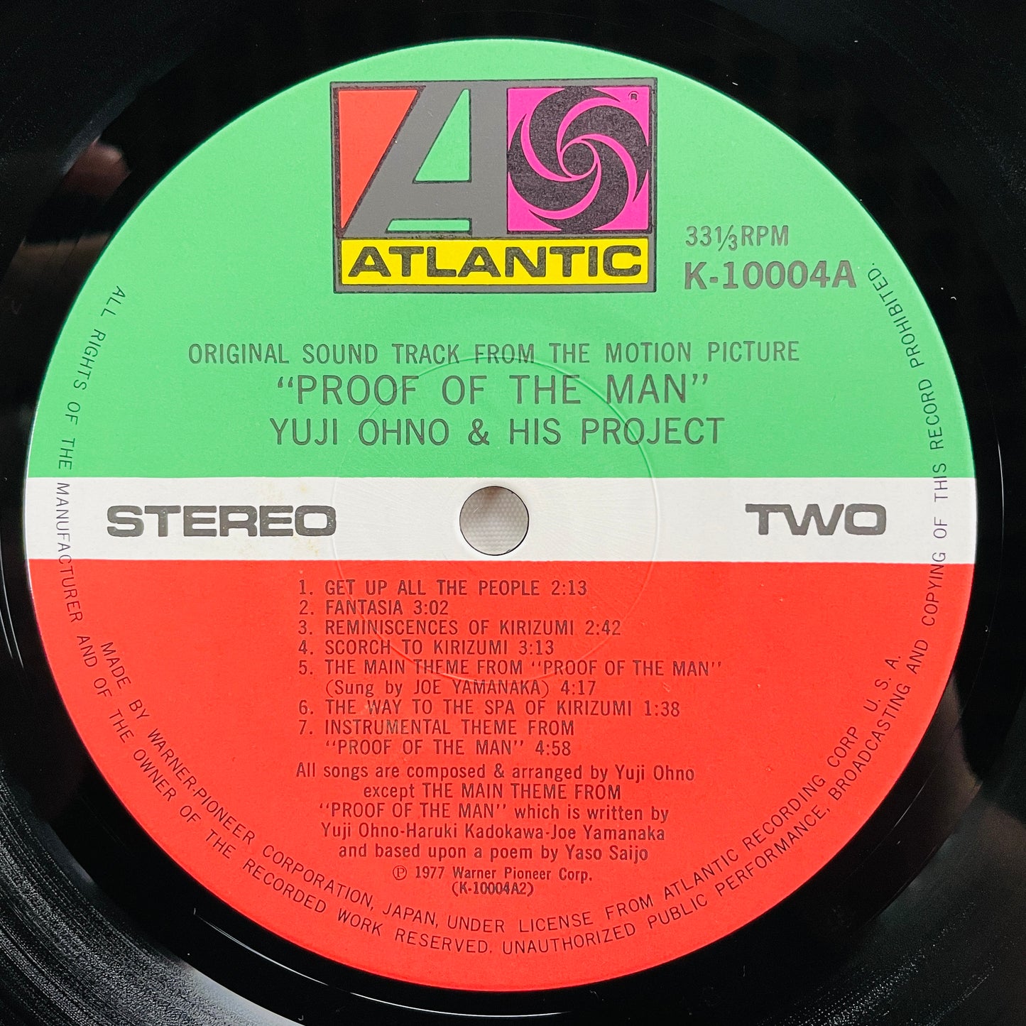 Yuji Ohno & His Project - Proof Of The Man (Original)