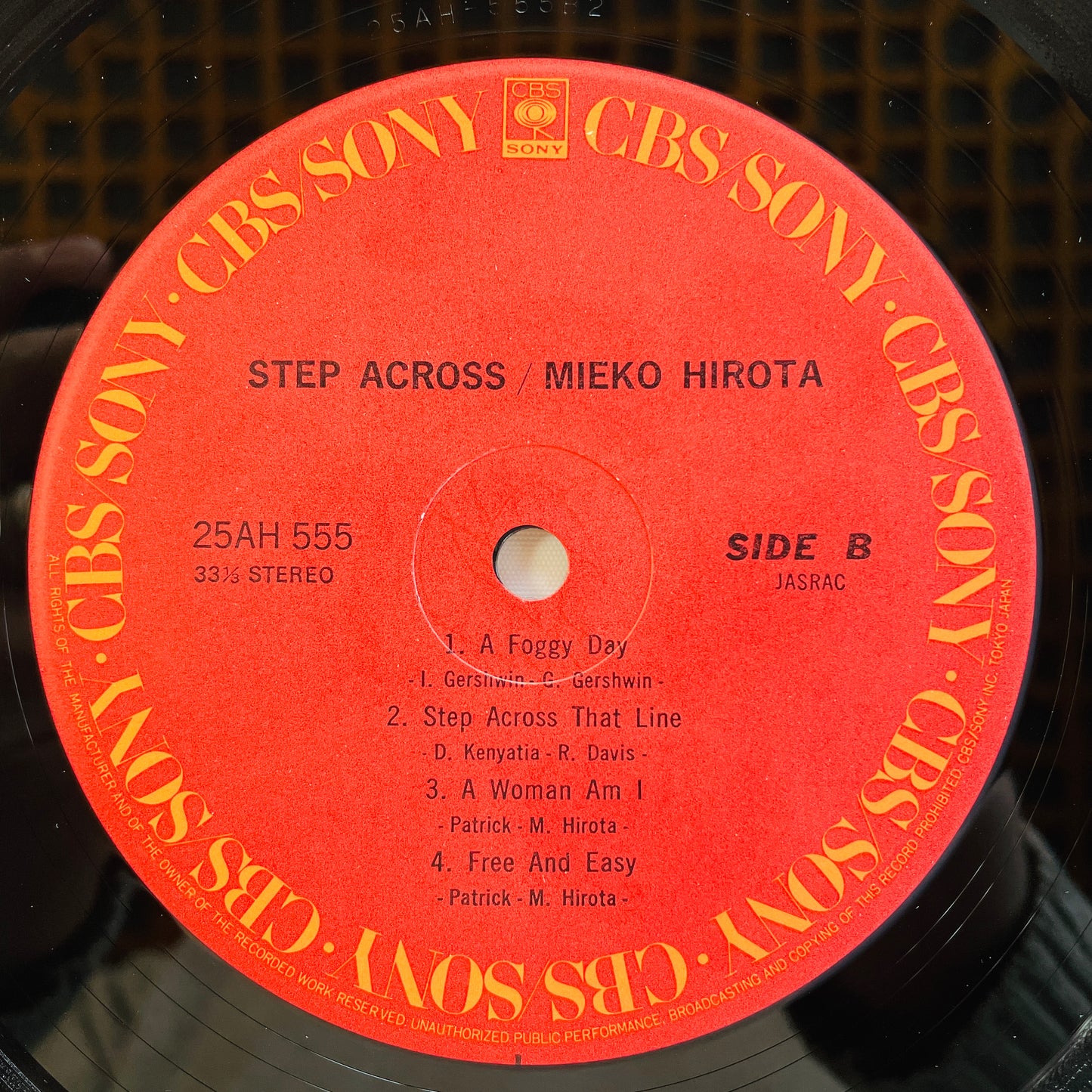 Mieko Hirota – Step Across (Original) - Portal Records