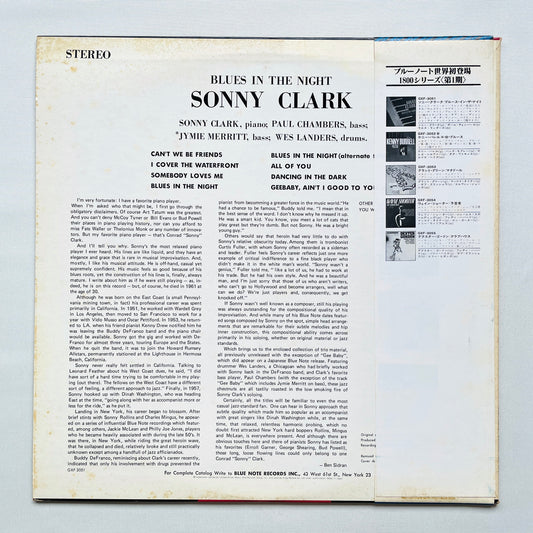 Sonny Clark – Blues In The Night (Original, Promo)