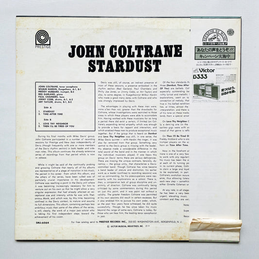 John Coltrane – Stardust (Japanese Pressing, Stereo, Promo)