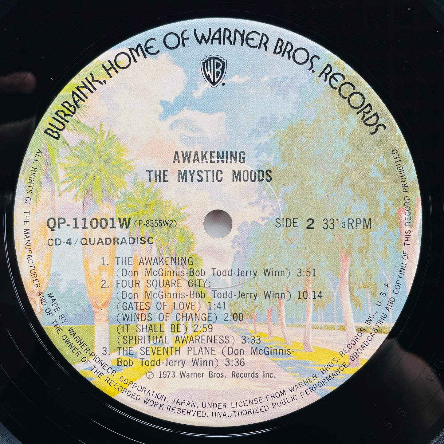 The Mystic Moods – Awakening (Japanese Pressing, Quadraphonic) - Portal Records