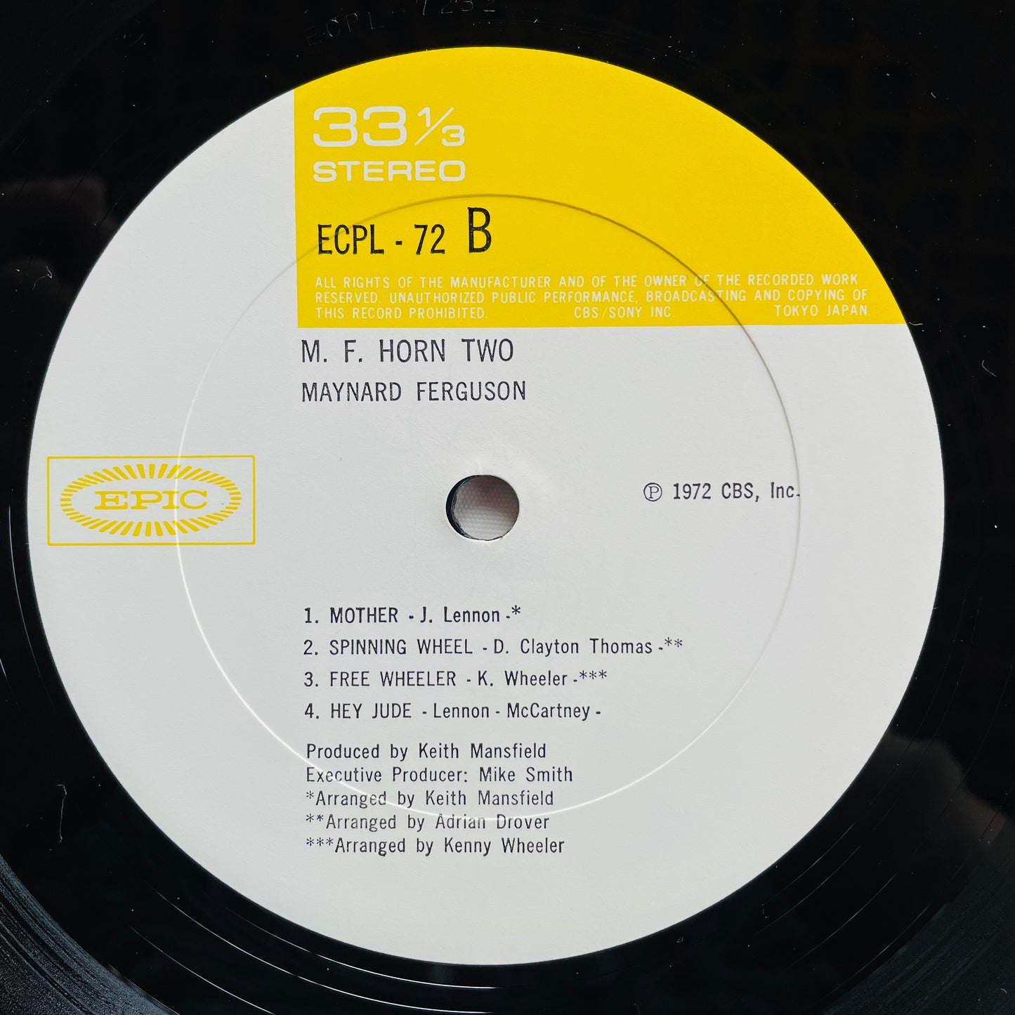 Maynard Ferguson – M.F. Horn Two (Japanese Pressing) - Portal Records
