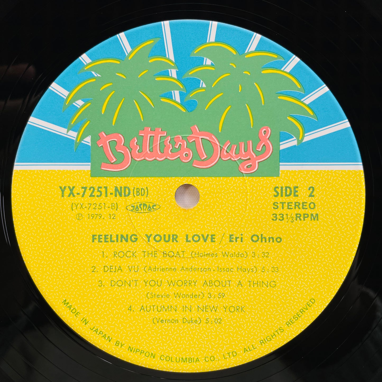 Eri Ohno – Feeling Your Love (Original) - Portal Records