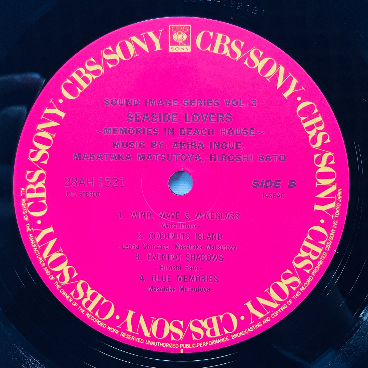 Hiroshi Satoh, Akira Inoue, Masataka Matsutoya - Seaside Lovers (Original, w/Poster)