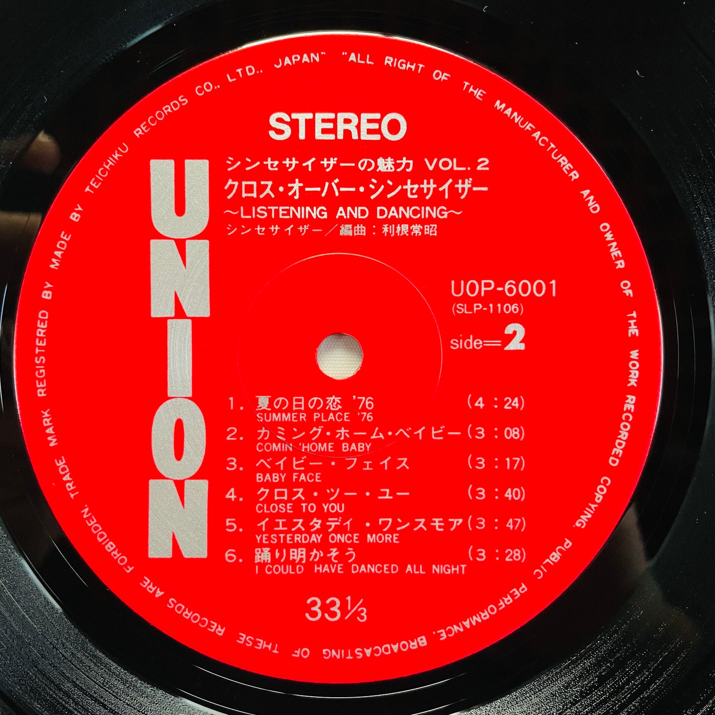 Tsuneaki Tone – Cross Over Synthesizer - All Over Synthesizer Vol.2 (Original)