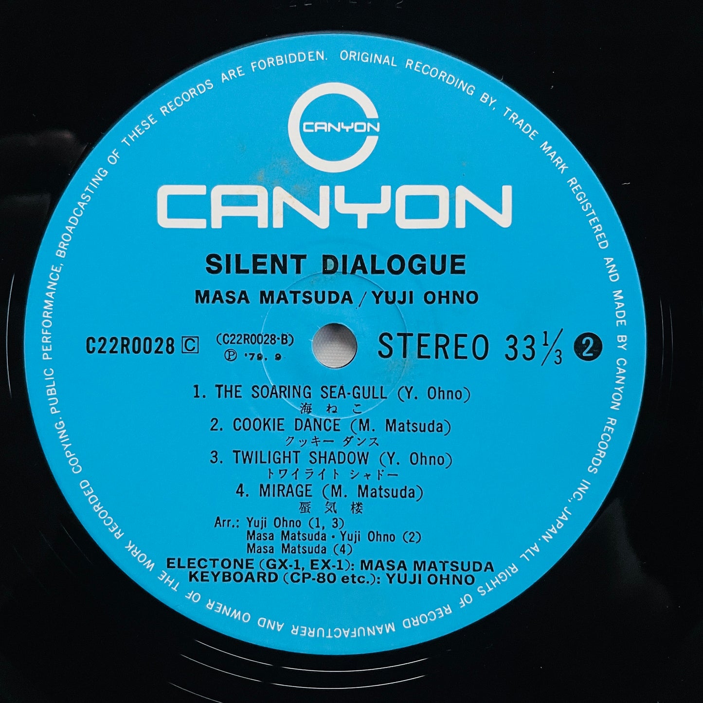 Masa Matsuda / Yuji Ohno – Silent Dialogue (Original)