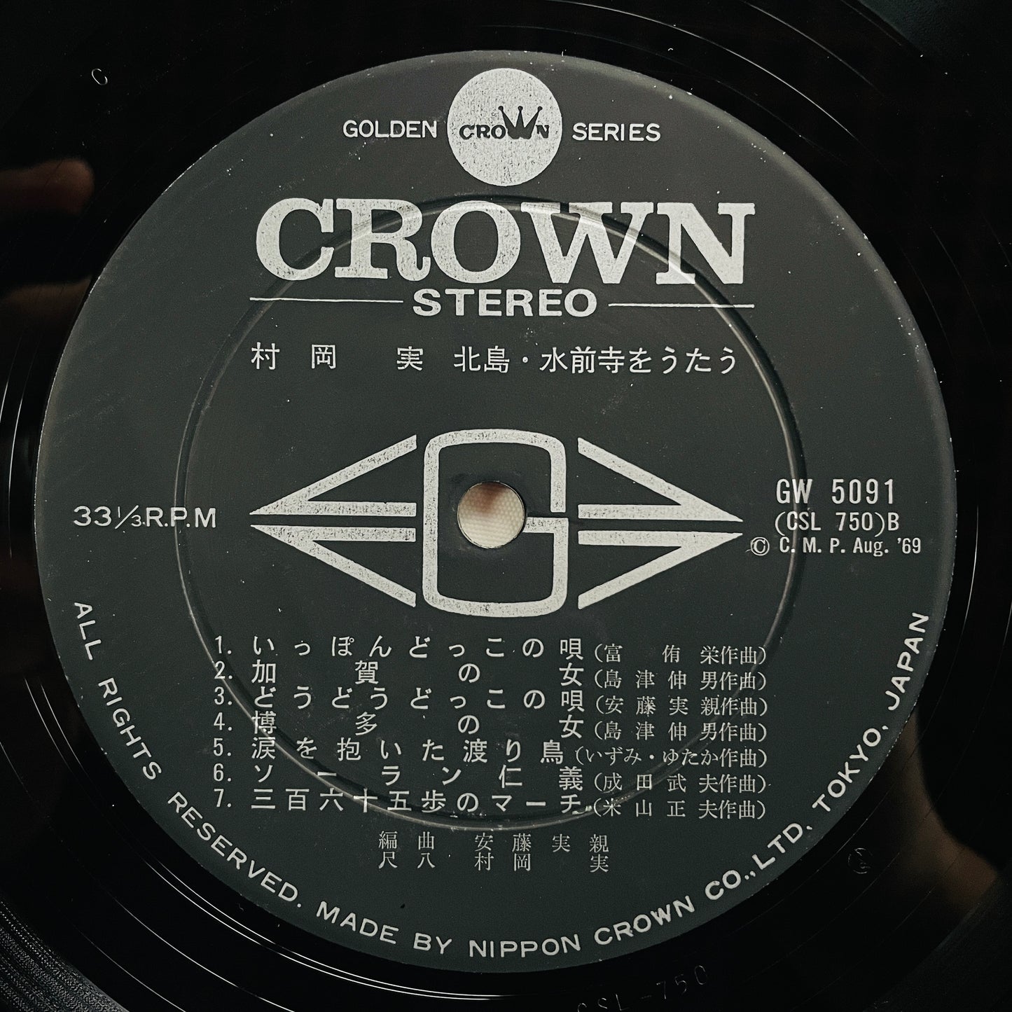 Minoru Muraoka - Kitajima, Suizenji wo Utau (Original)