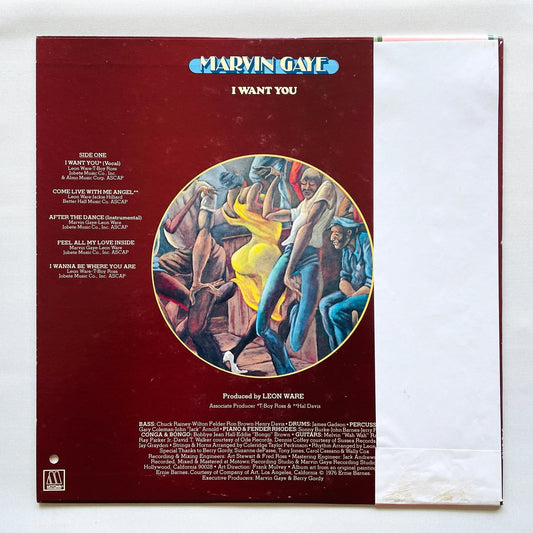 Marvin Gaye – I Want You (Japanese Pressing, Pink OBI) - Portal Records