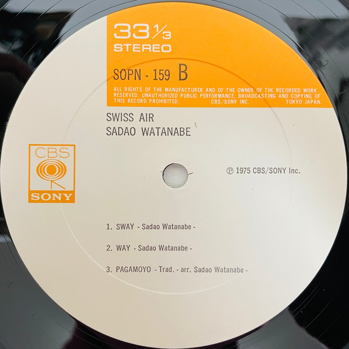 Sadao Watanabe - Swiss Air - Portal Records