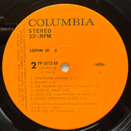 Yuji Ohno - Lupin The 3rd Original Soundtrack 3 (Original)