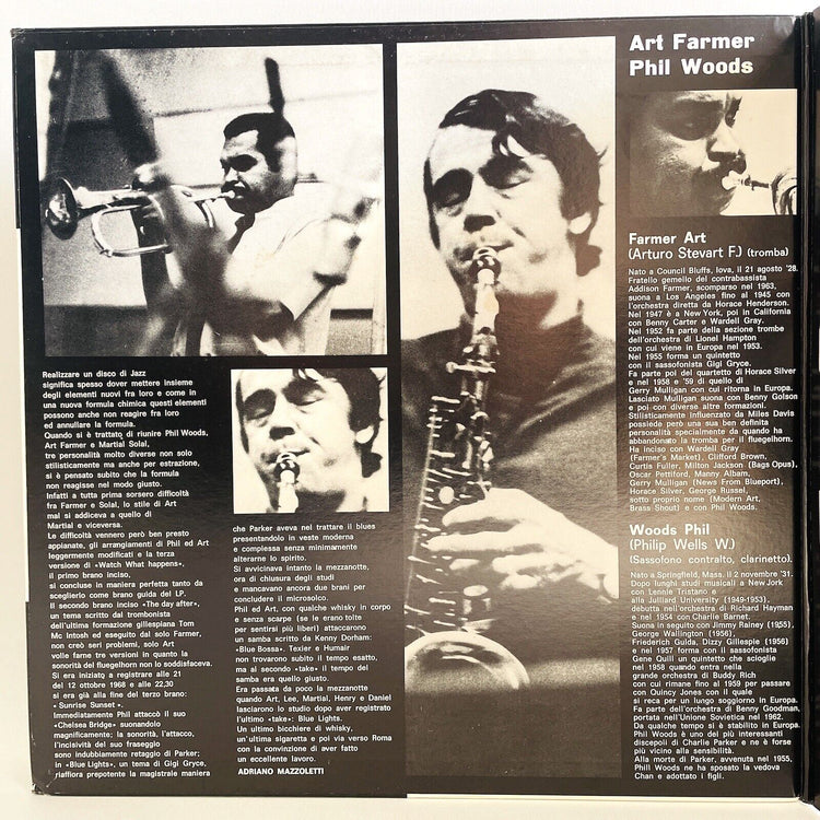 Art Farmer, Phil Woods - What Happens? (Japanese Press) - Portal Records