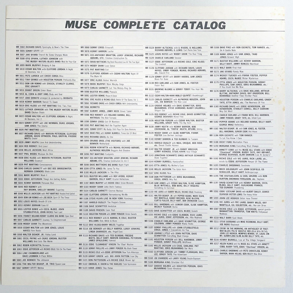 Barry Altschul - Another Time Muse (Japanese Press) - Portal Records