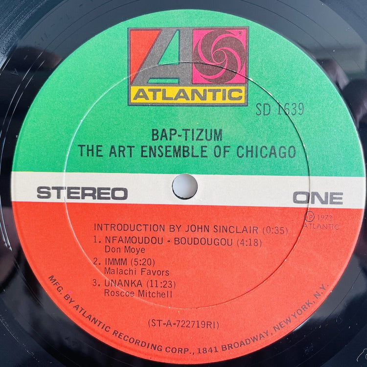 Art Ensemble Of Chicago - Bap-Tizum (US Original) - Portal Records