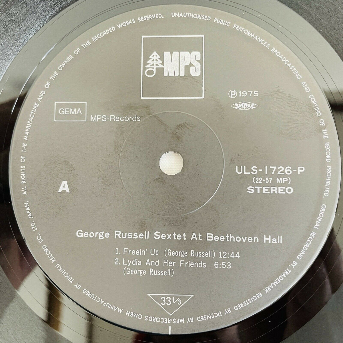 George Russell - At Beethoven Hall (Japanese Press) - Portal Records