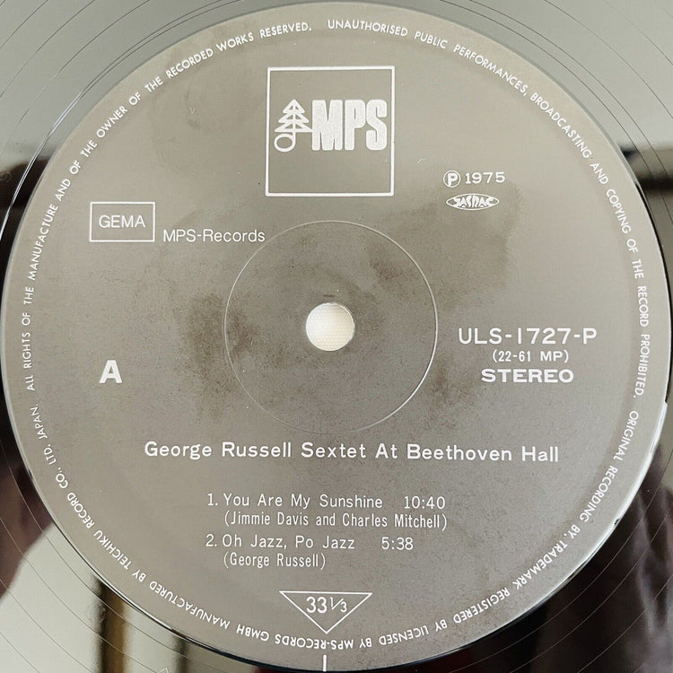 George Russell - At Beethoven Hall (Japanese Press) - Portal Records