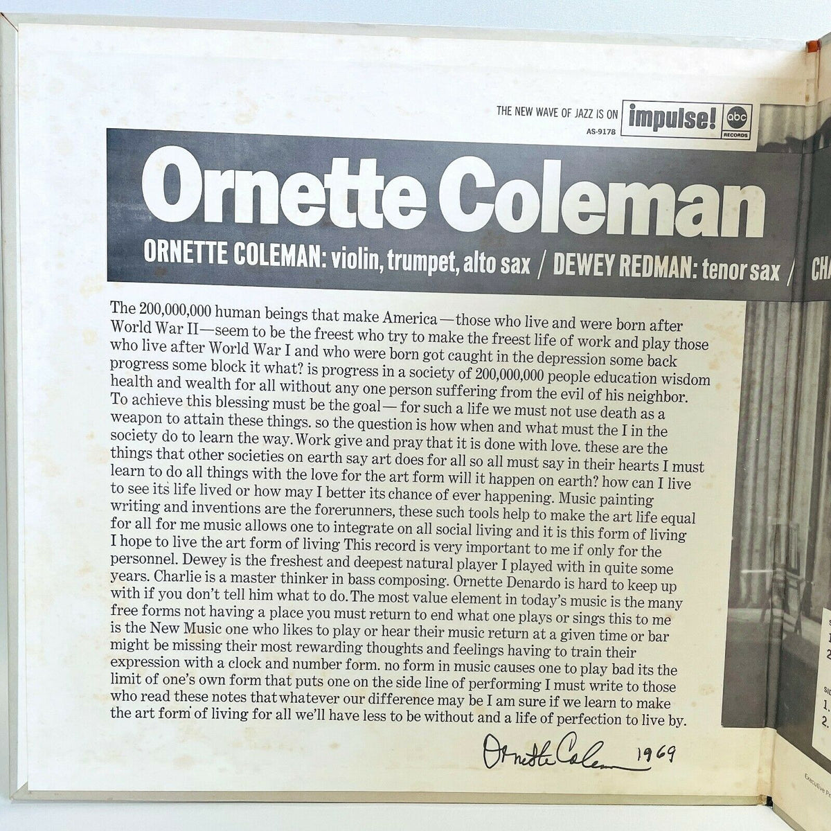 Ornette Coleman - Ornette At 12 (US Original) - Portal Records