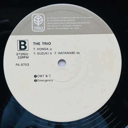 Takehiro Honda - The Trio (2nd Pressing)
