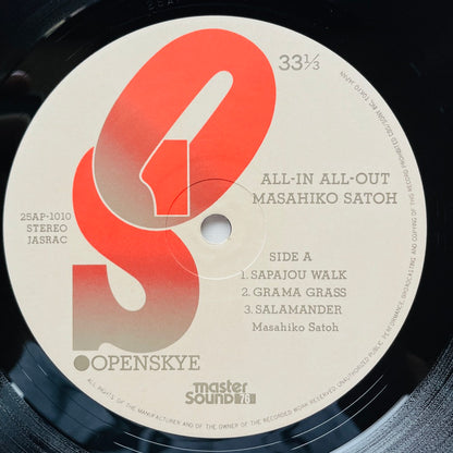 Masahiko Satoh – All-In All-Out (Original)