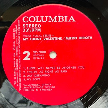 Mieko Hirota – My Funny Valentine (Original)