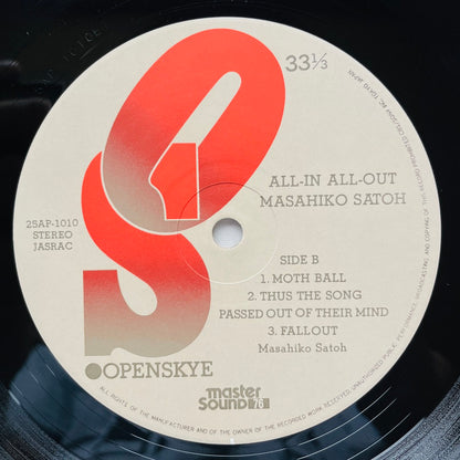 Masahiko Satoh – All-In All-Out (Original)