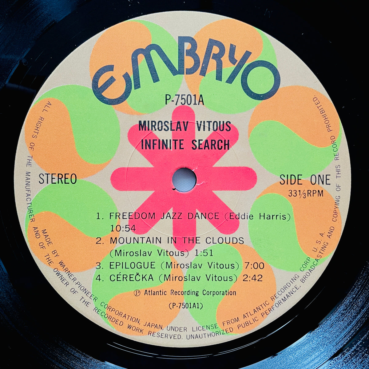 Miroslav Vitous – Infinite Search (US Orignal, PR Press) - Portal Records