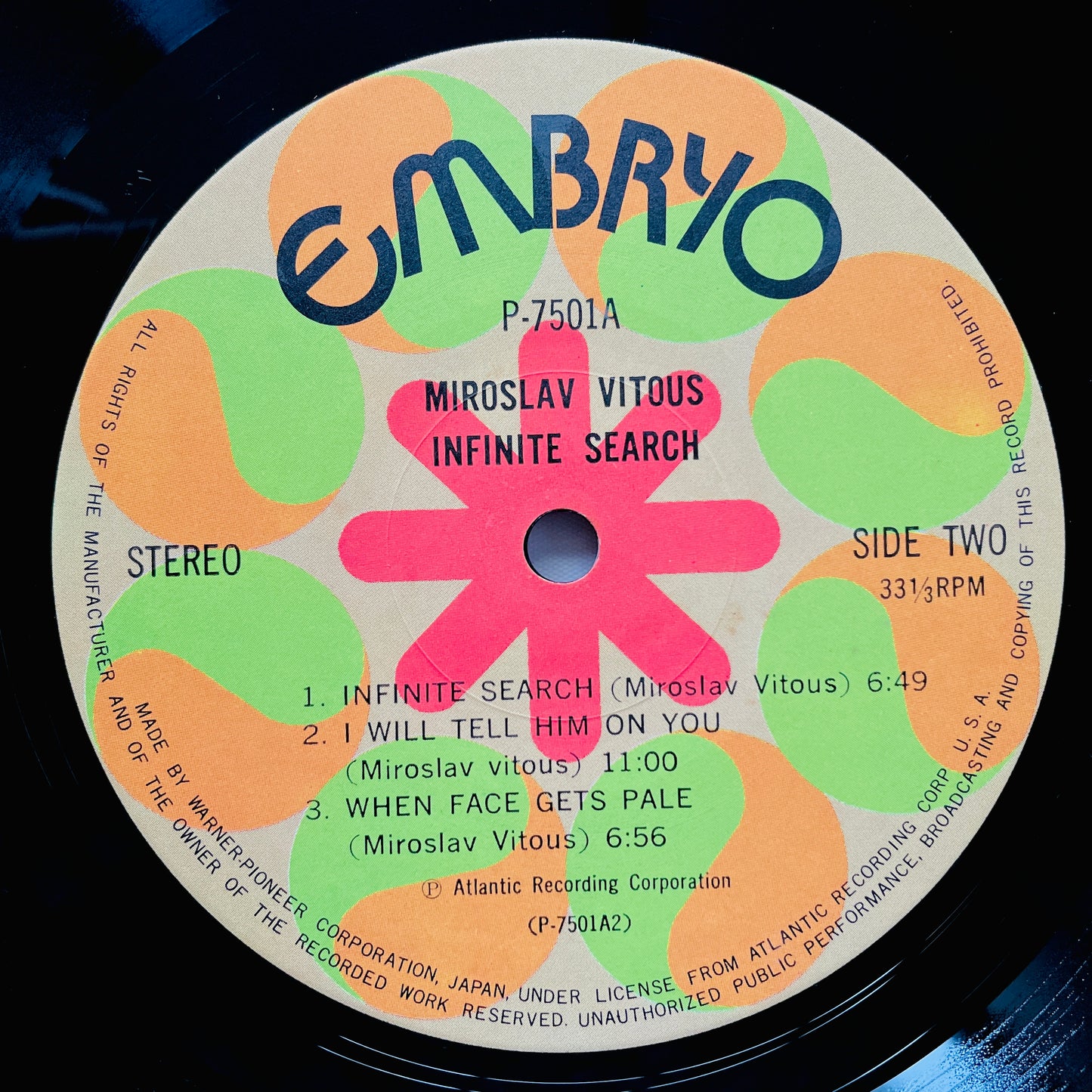 Miroslav Vitous – Infinite Search (US Orignal, PR Press)