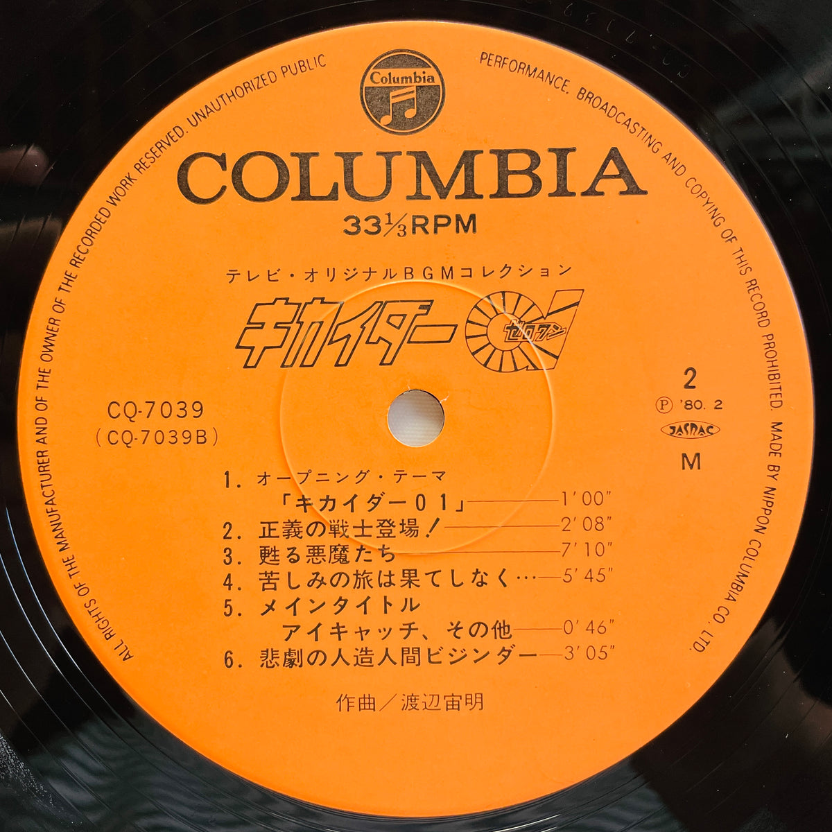 Chumei Watanabe - Android Kikaider BGM Collection (Original)