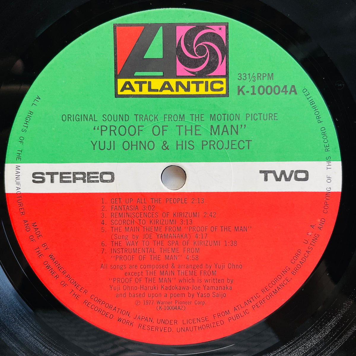 Yuji Ohno & His Project - Proof Of The Man (Original)