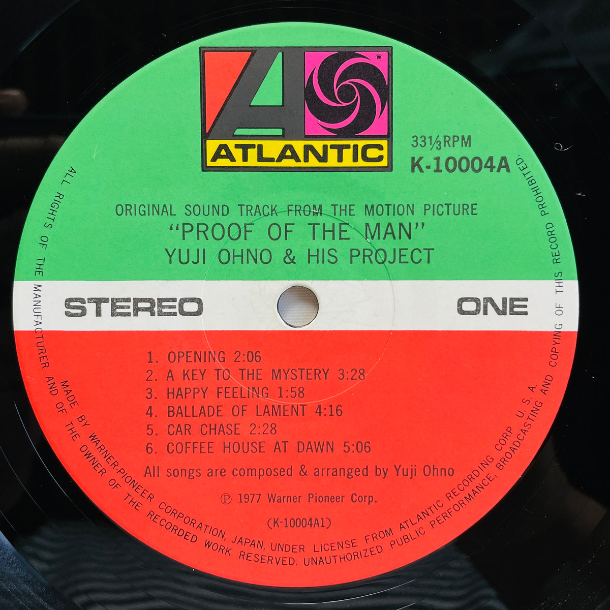 Yuji Ohno & His Project - Proof Of The Man (Original)