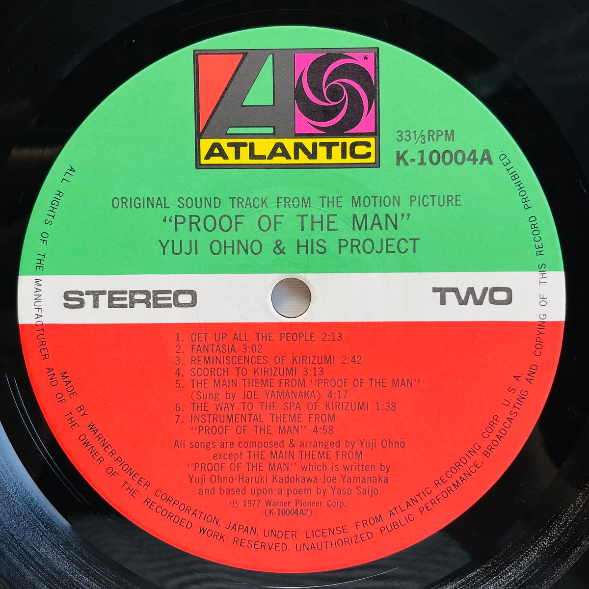 Yuji Ohno & His Project - Proof Of The Man (Original)