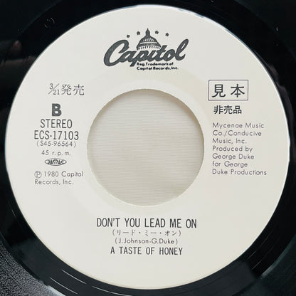 A Taste Of Honey – Sukiyaki (Japanese Pressing 7", Promo) - Portal Records