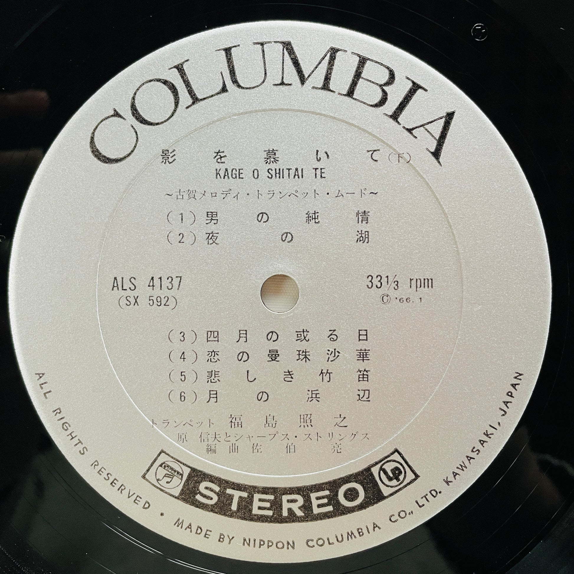 Teruyuki Fukushima - Kage wo Shitaite (Library) - Portal Records