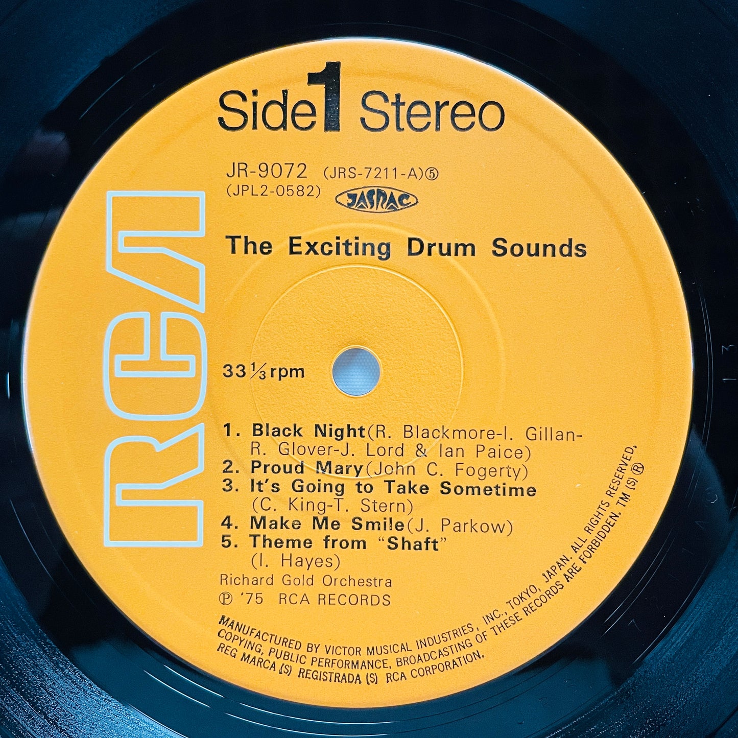 Richard Gold Orchestra – The Exciting Drum Sounds (Library) - Portal Records