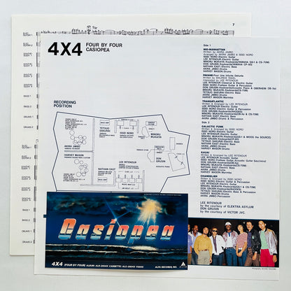 Casiopea - 4×4 Four By Four (Original, w/Sticker) - Portal Records