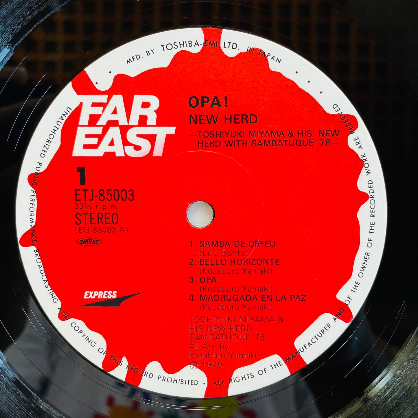 Toshiyuki Miyama & His New Herd – Opa! (Original)