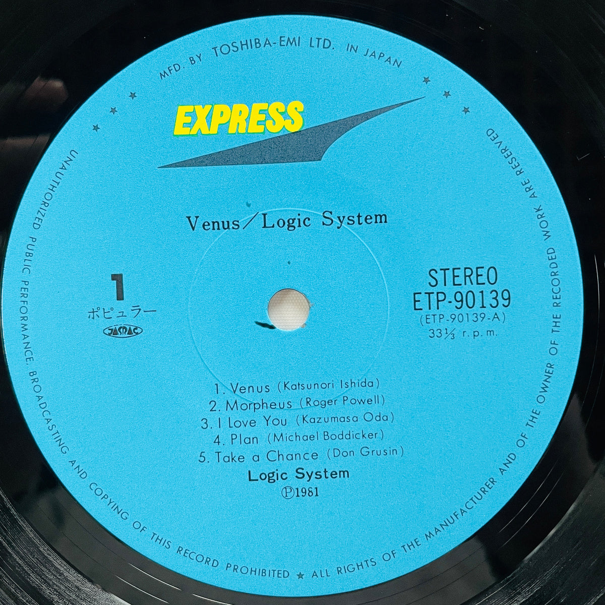 Logic System – Venus (Original) - Portal Records