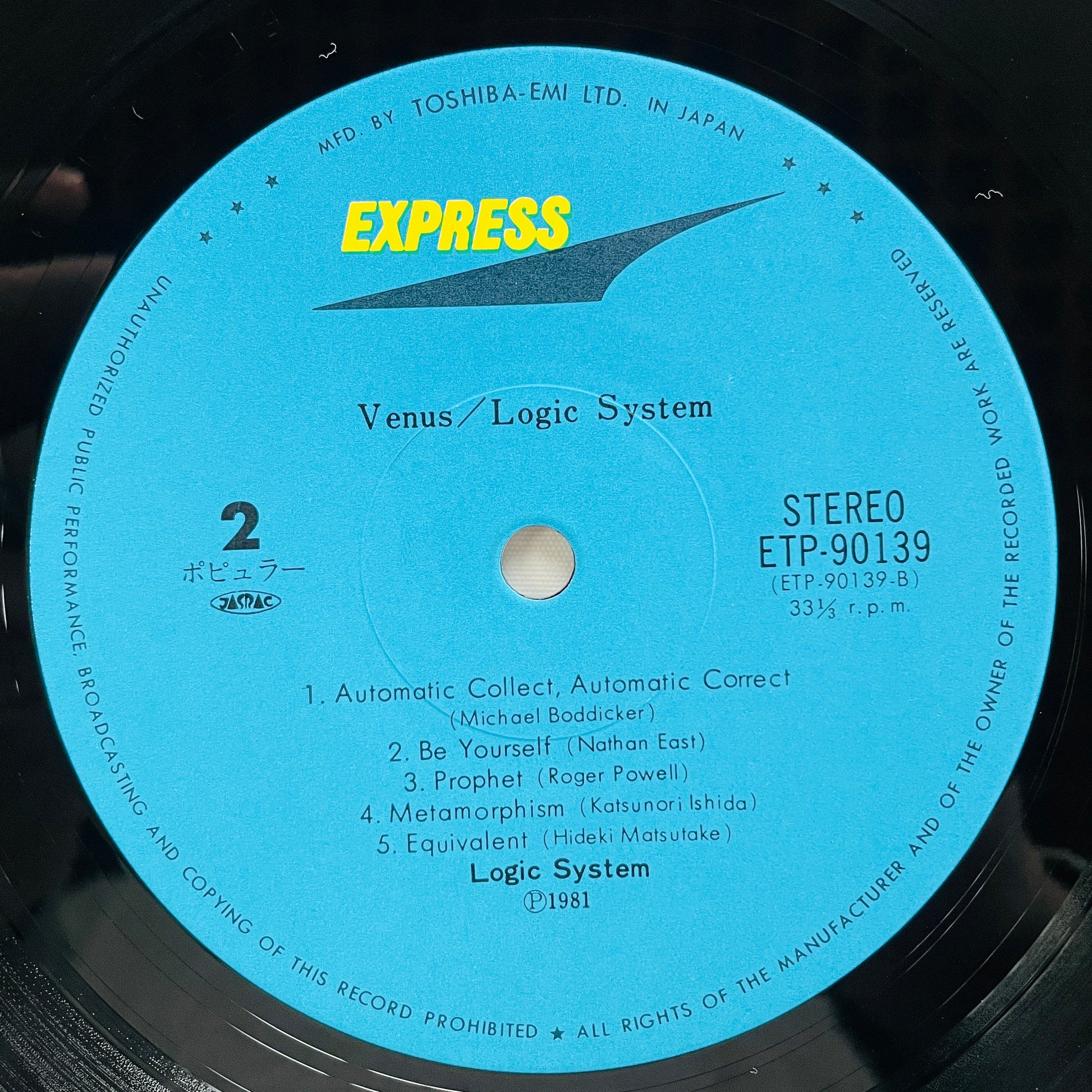 Logic System – Venus (Original) - Portal Records