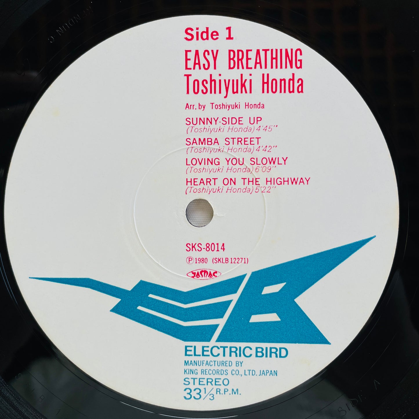 Toshiyuki Honda – Easy Breathing (Original) - Portal Records
