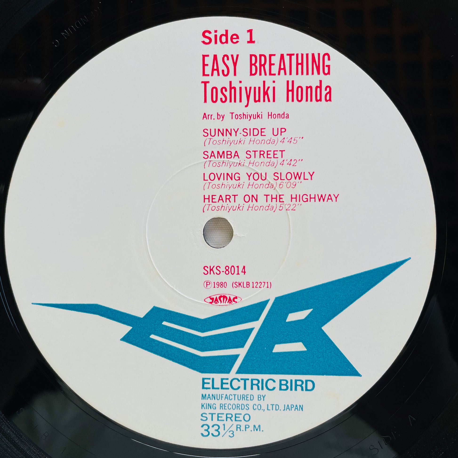 Toshiyuki Honda – Easy Breathing (Original) - Portal Records
