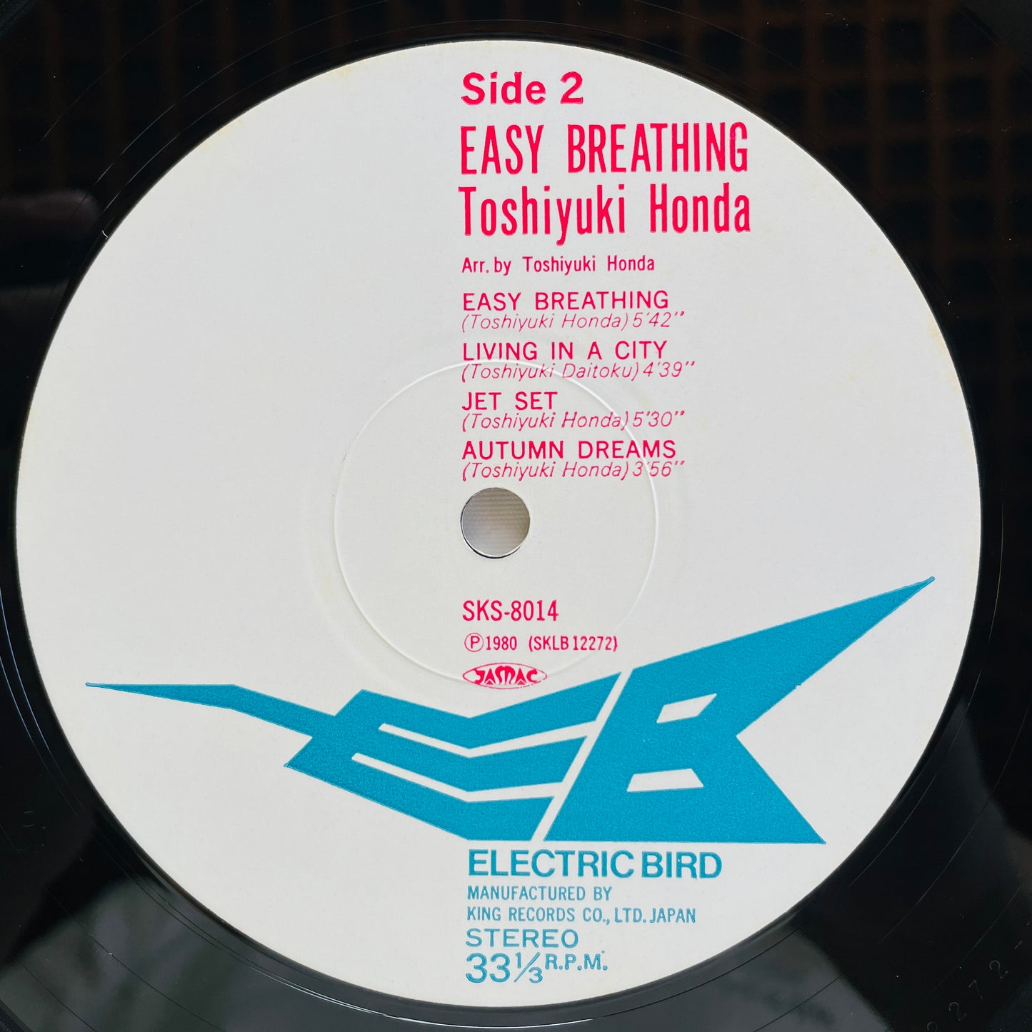 Toshiyuki Honda – Easy Breathing (Original) - Portal Records