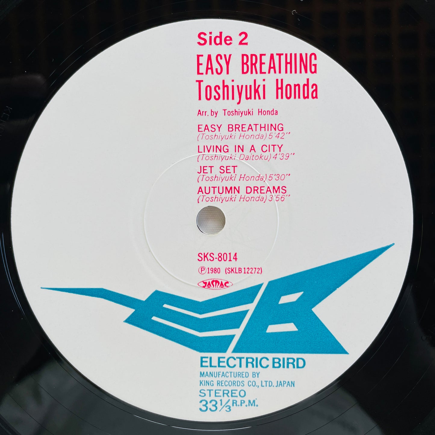 Toshiyuki Honda – Easy Breathing (Original) - Portal Records