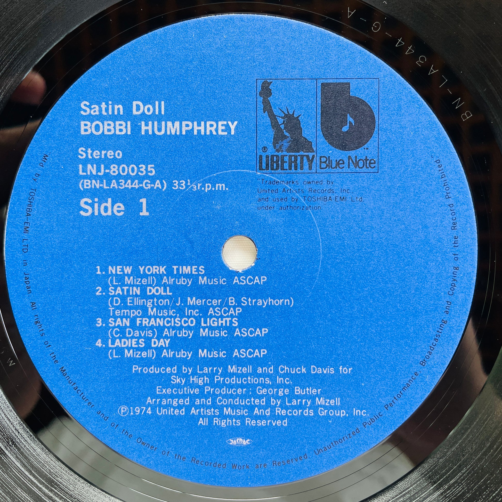 Bobbi Humphrey – Satin Doll (Japanese Pressing) - Portal Records