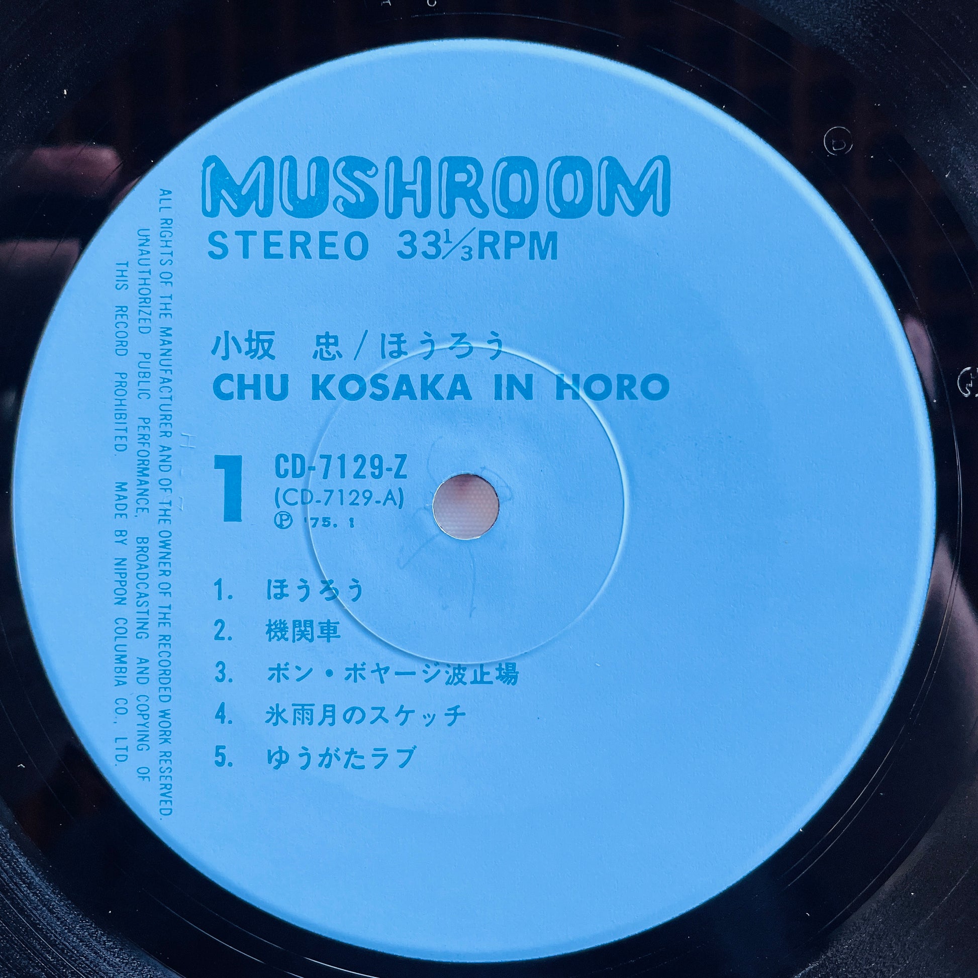 Chu Kosaka – Horo (Original) - Portal Records
