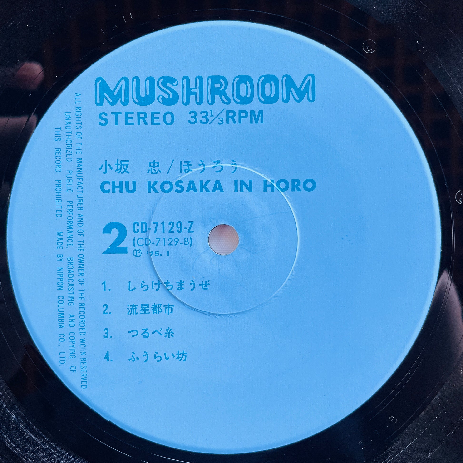 Chu Kosaka – Horo (Original) - Portal Records