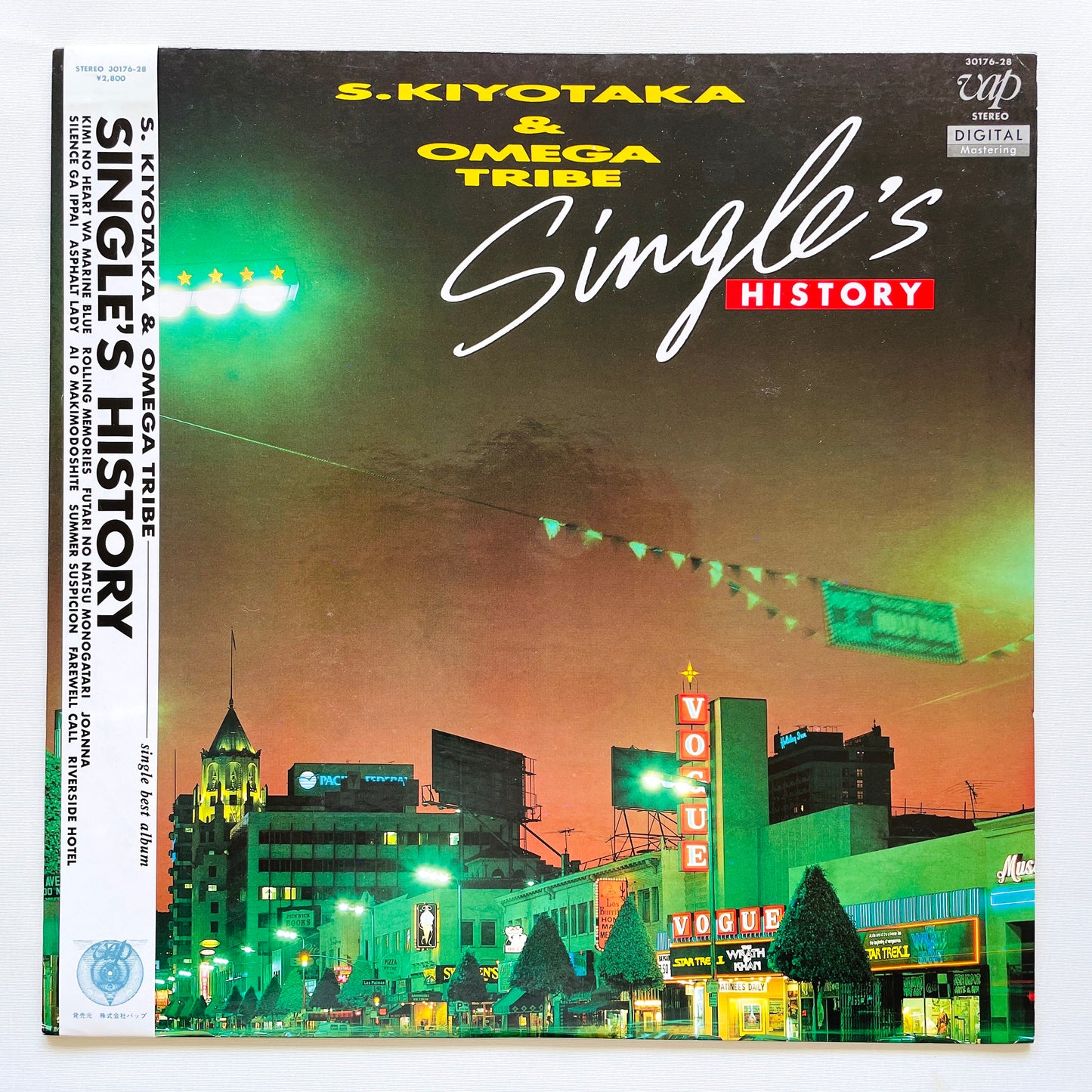 S. Kiyotaka & Omega Tribe - Single's History (Original, w/Sticker)