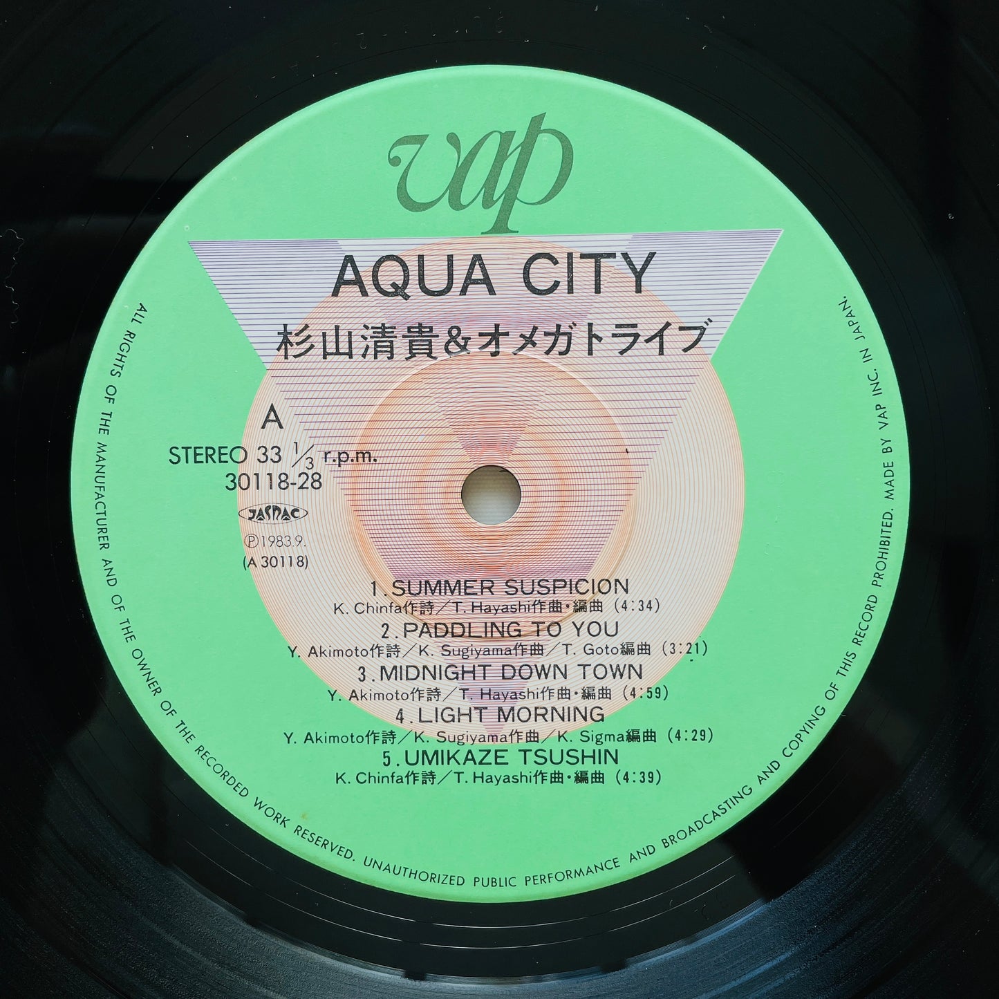 S.Kiyotaka & Omega Tribe - Aqua City (Big Logo)